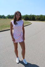 Wrap tie mini dress