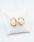 Carmela Baroque Pearl Post Earring