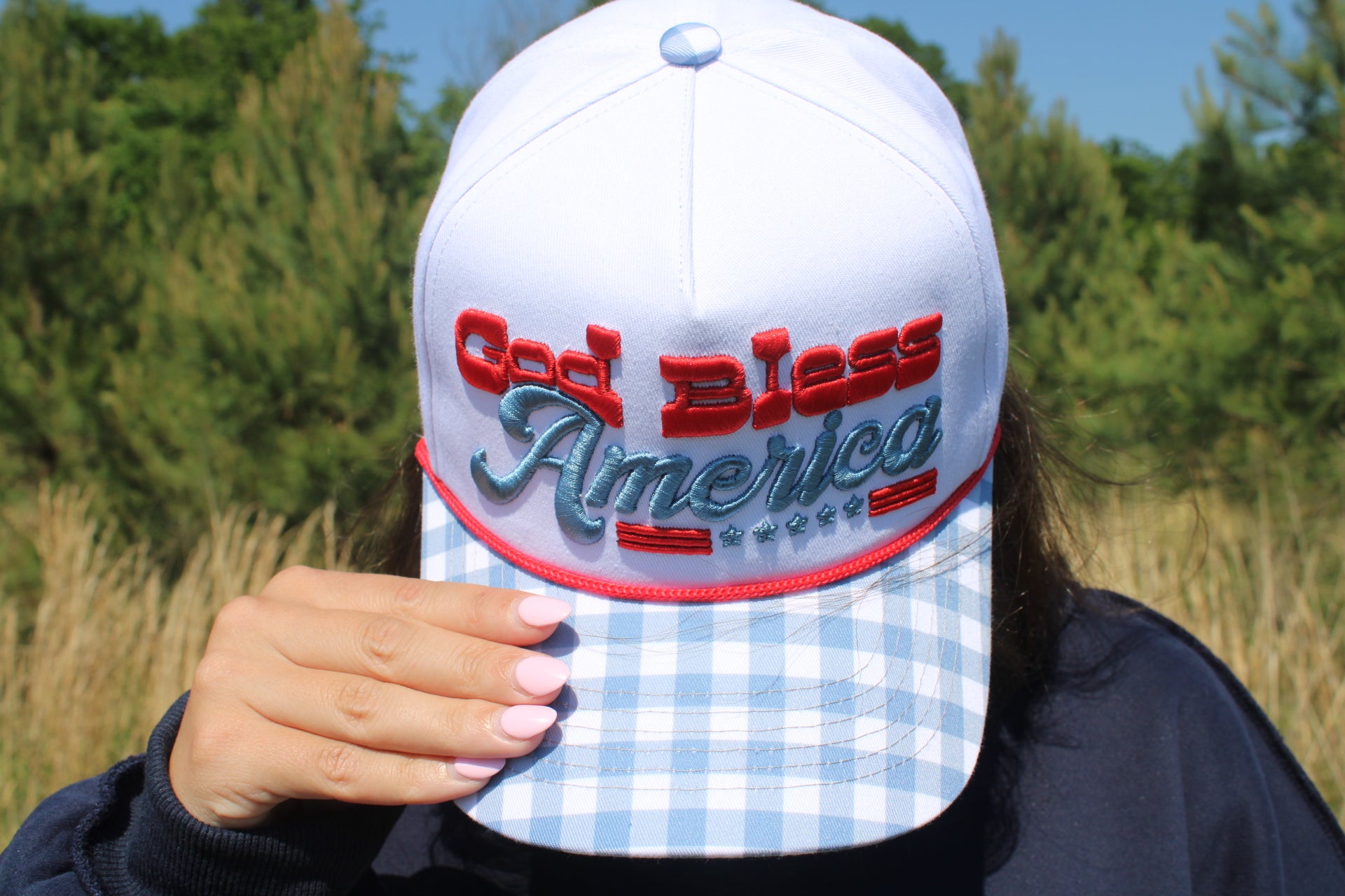 God Bless America Trucker Hat