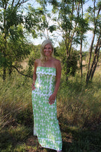 Maxi abstract dress