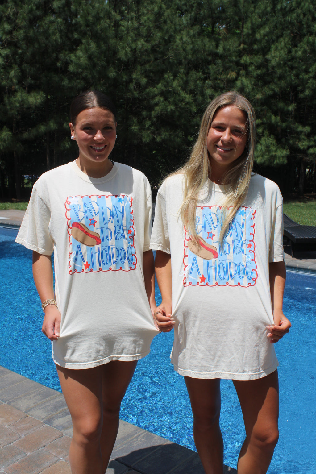Bad day to be a hot dog tee