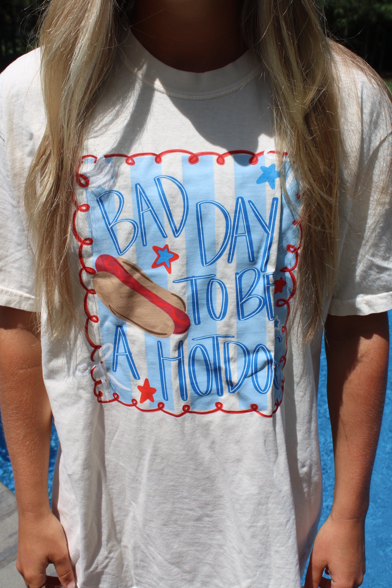 Bad day to be a hot dog tee